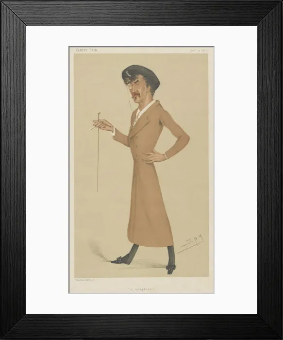 Framed Print : A Symphony, 1878. Creator: Sir Leslie Matthew Ward Framed Print : A Symphony, 1878. Creator: Sir Leslie Matthew Ward