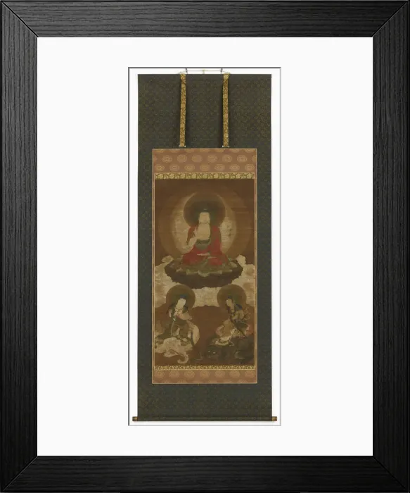 Framed Print : Buddhist triad: Sakyamuni, Manjusri and Samantabhadra, Edo period Framed Print : Buddhist triad: Sakyamuni, Manjusri and Samantabhadra, Edo period