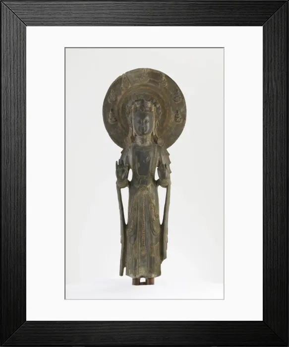 Framed Print : Standing Bodhisattva, Early Sui dynasty, 581-600. Creator: Unknown Framed Print : Standing Bodhisattva, Early Sui dynasty, 581-600. Creator: Unknown