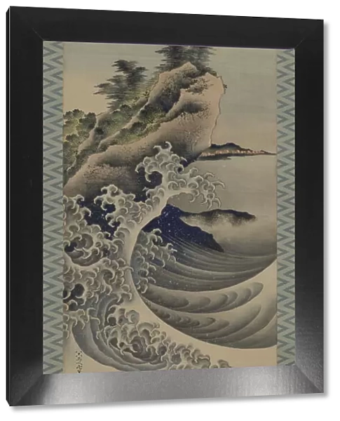 Breaking Waves, Edo period, 1847. Creator: Hokusai