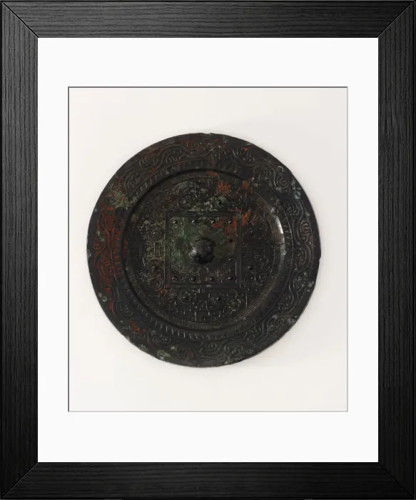 Framed Print : Mirror, Eastern Han dynasty, 1st-2nd century. Creator: Unknown Framed Print : Mirror, Eastern Han dynasty, 1st-2nd century. Creator: Unknown