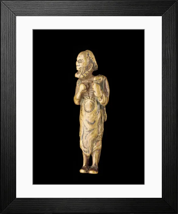 Framed Print : Netsuke, Edo period, 18th century. Creator: Shuzan Framed Print : Netsuke, Edo period, 18th century. Creator: Shuzan
