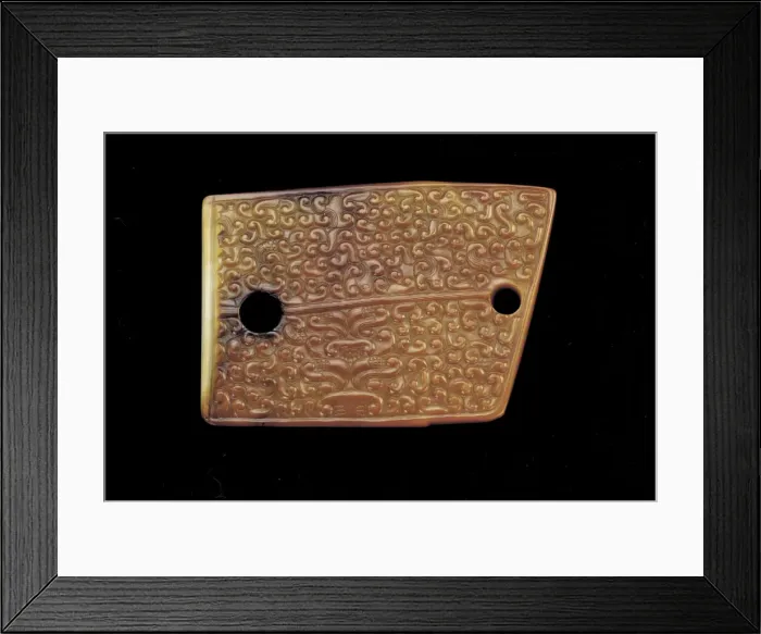 Framed Print : Plaque, Eastern Zhou dynasty, 5th-4th century BCE. Creator: Unknown Framed Print : Plaque, Eastern Zhou dynasty, 5th-4th century BCE. Creator: Unknown