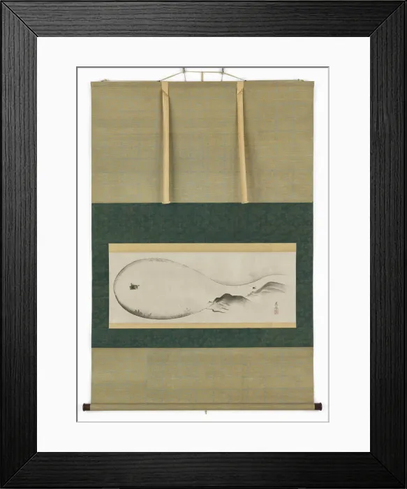 Framed Print : Landscape: Lake Biwa, Edo period, 18th century. Creator: Maruyama Okyo Framed Print : Landscape: Lake Biwa, Edo period, 18th century. Creator: Maruyama Okyo