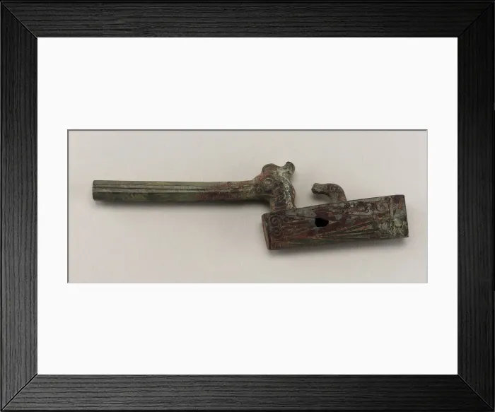 Framed Print : Canopy fitting or finial, Eastern Zhou dynasty, 5th-4th century BCE. Creator: Unknown Framed Print : Canopy fitting or finial, Eastern Zhou dynasty, 5th-4th century BCE. Creator: Unknown