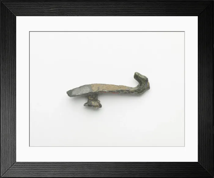 Framed Print : Garment hook (daigou), Eastern Zhou dynasty, ca. 5th century BCE. Creator: Unknown Framed Print : Garment hook (daigou), Eastern Zhou dynasty, ca. 5th century BCE. Creator: Unknown