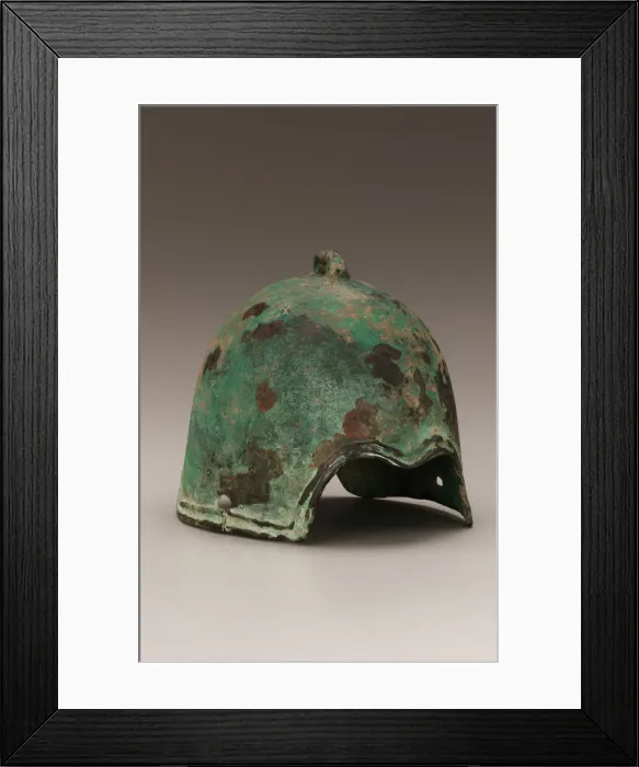 Framed Print : Helmet, Han dynasty, 206 BCE-220 CE. Creator: Unknown Framed Print : Helmet, Han dynasty, 206 BCE-220 CE. Creator: Unknown