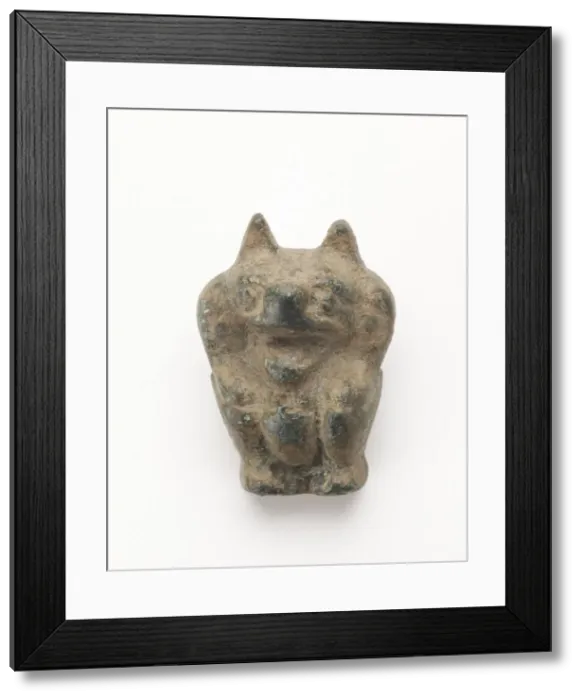 Framed Print : Ornament in the form of a bear, Han dynasty, 206 BCE-220 CE. Creator: Unknown Framed Print : Ornament in the form of a bear, Han dynasty, 206 BCE-220 CE. Creator: Unknown
