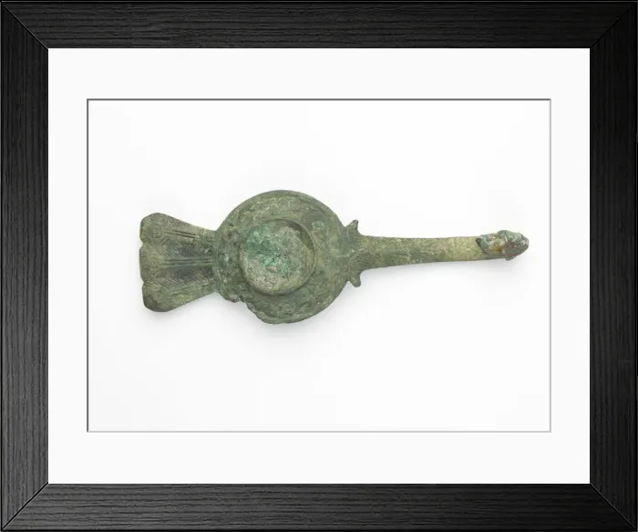 Framed Print : Garment hook (gou), Han dynasty, 206 BCE-220 CE. Creator: Unknown Framed Print : Garment hook (gou), Han dynasty, 206 BCE-220 CE. Creator: Unknown