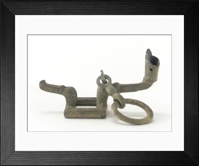 Framed Print : Canopy fitting or finial, Eastern Zhou dynasty, 5th-4th century BCE. Creator: Unknown Framed Print : Canopy fitting or finial, Eastern Zhou dynasty, 5th-4th century BCE. Creator: Unknown