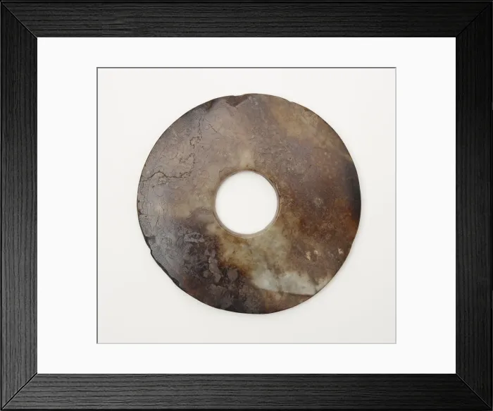 Framed Print : Disk (bi), Han dynasty, 206 BCE-220 CE. Creator: Unknown Framed Print : Disk (bi), Han dynasty, 206 BCE-220 CE. Creator: Unknown