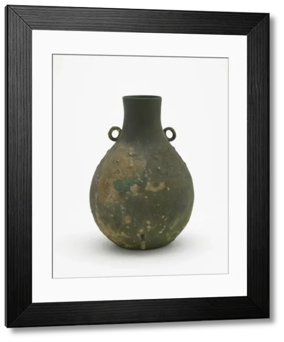 Framed Print : Wine container (hu) with birds and dragons, Eastern Zhou dynasty, 6th century BCE Framed Print : Wine container (hu) with birds and dragons, Eastern Zhou dynasty, 6th century BCE