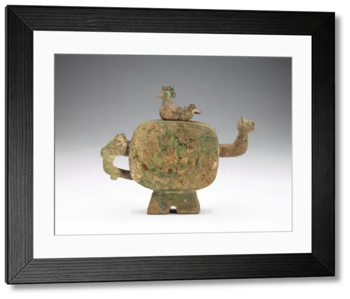 Framed Print : Ritual vessel (huo), Eastern Zhou dynasty, ca. 8th century BCE. Creator: Unknown Framed Print : Ritual vessel (huo), Eastern Zhou dynasty, ca. 8th century BCE. Creator: Unknown