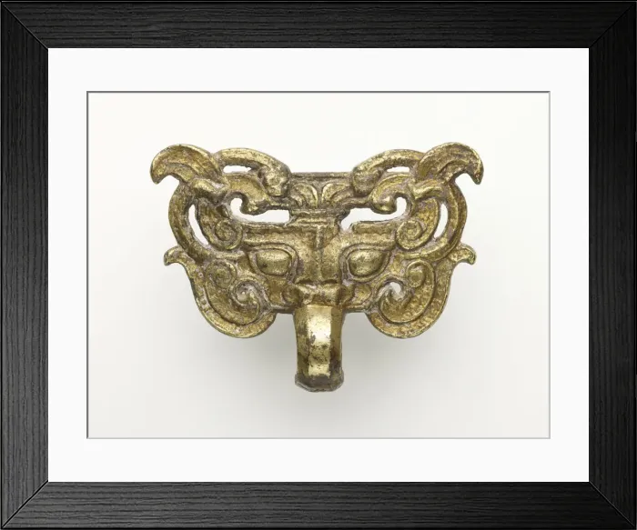 Framed Print : Mask, Han dynasty, 206 BCE-220 CE. Creator: Unknown Framed Print : Mask, Han dynasty, 206 BCE-220 CE. Creator: Unknown
