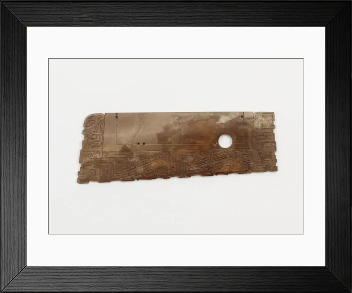 Framed Print : Harvesting knife (hu) with dragons, Eastern Zhou dynasty, 5th-4th century BCE Framed Print : Harvesting knife (hu) with dragons, Eastern Zhou dynasty, 5th-4th century BCE
