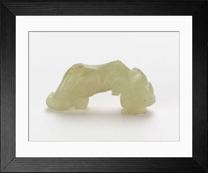 Framed Print : Tiger-shaped ornament, Eastern Zhou dynasty, 6th century BCE. Creator: Unknown Framed Print : Tiger-shaped ornament, Eastern Zhou dynasty, 6th century BCE. Creator: Unknown
