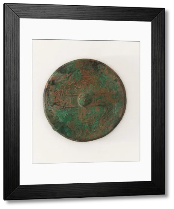 Framed Print : Mirror, Han dynasty, 206 BCE-220 CE. Creator: Unknown Framed Print : Mirror, Han dynasty, 206 BCE-220 CE. Creator: Unknown