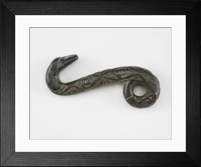 Framed Print : Clasp or ornament, Eastern Zhou dynasty, 4th-3rd century BCE. Creator: Unknown Framed Print : Clasp or ornament, Eastern Zhou dynasty, 4th-3rd century BCE. Creator: Unknown