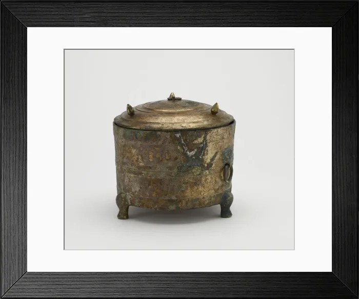 Framed Print : Box with lid (lian), Han dynasty, 100 BCE-100 CE. Creator: Unknown Framed Print : Box with lid (lian), Han dynasty, 100 BCE-100 CE. Creator: Unknown