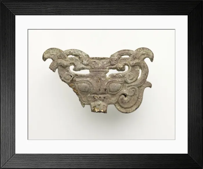 Framed Print : Mask (fragment), Han dynasty, 206 BCE-220 CE. Creator: Unknown Framed Print : Mask (fragment), Han dynasty, 206 BCE-220 CE. Creator: Unknown