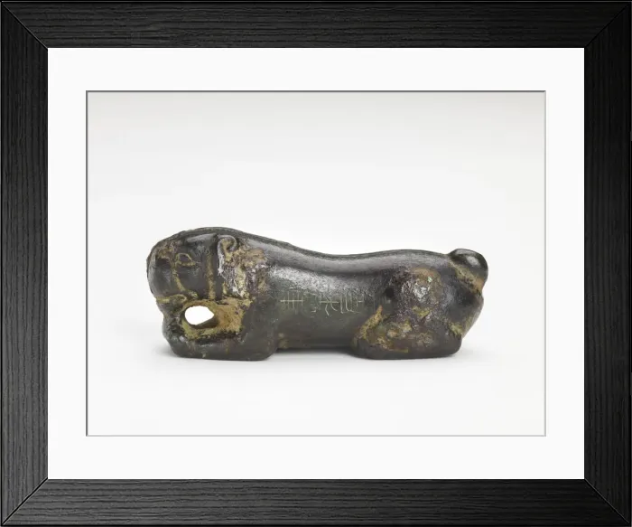 Framed Print : Tally in the form of a tiger, Han dynasty, 206 BCE-220 CE. Creator: Unknown Framed Print : Tally in the form of a tiger, Han dynasty, 206 BCE-220 CE. Creator: Unknown