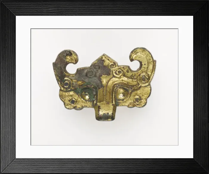 Framed Print : Mask, Han dynasty, 206 BCE-220 CE. Creator: Unknown Framed Print : Mask, Han dynasty, 206 BCE-220 CE. Creator: Unknown