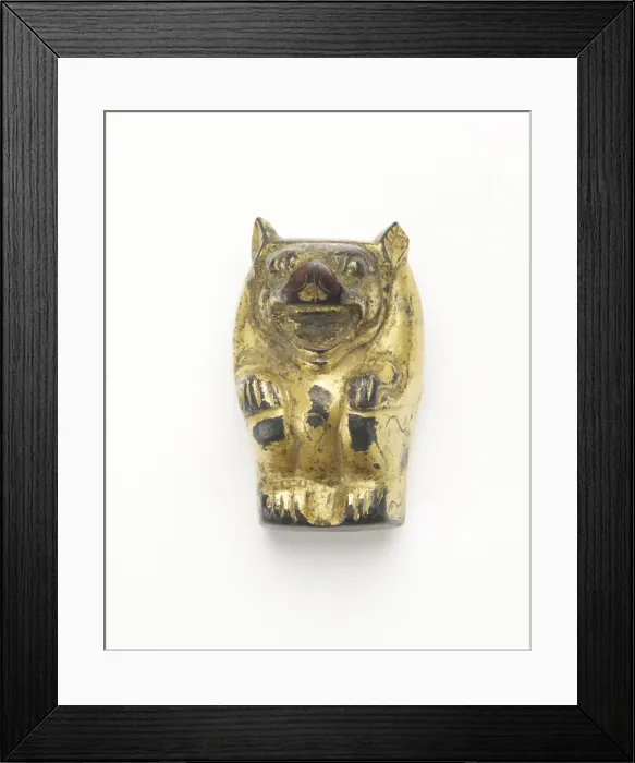 Framed Print : Support in the form of a bear, Han dynasty, 206 BCE-220 CE. Creator: Unknown Framed Print : Support in the form of a bear, Han dynasty, 206 BCE-220 CE. Creator: Unknown