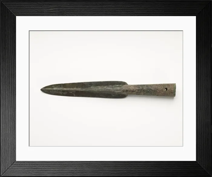 Framed Print : Spearhead (maotou), Eastern Zhou dynasty, 770-221 BCE. Creator: Unknown Framed Print : Spearhead (maotou), Eastern Zhou dynasty, 770-221 BCE. Creator: Unknown