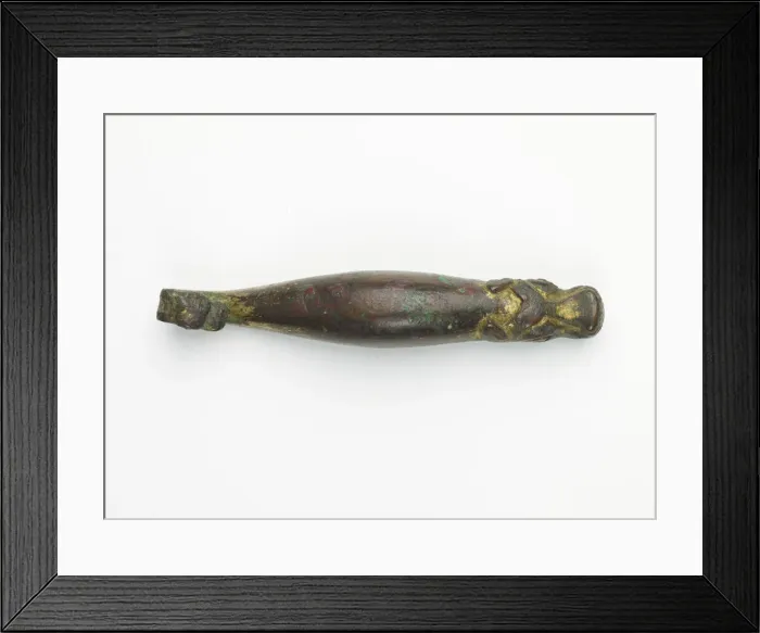Framed Print : Garment hook (gou), Han dynasty, 206 BCE-220 CE. Creator: Unknown Framed Print : Garment hook (gou), Han dynasty, 206 BCE-220 CE. Creator: Unknown