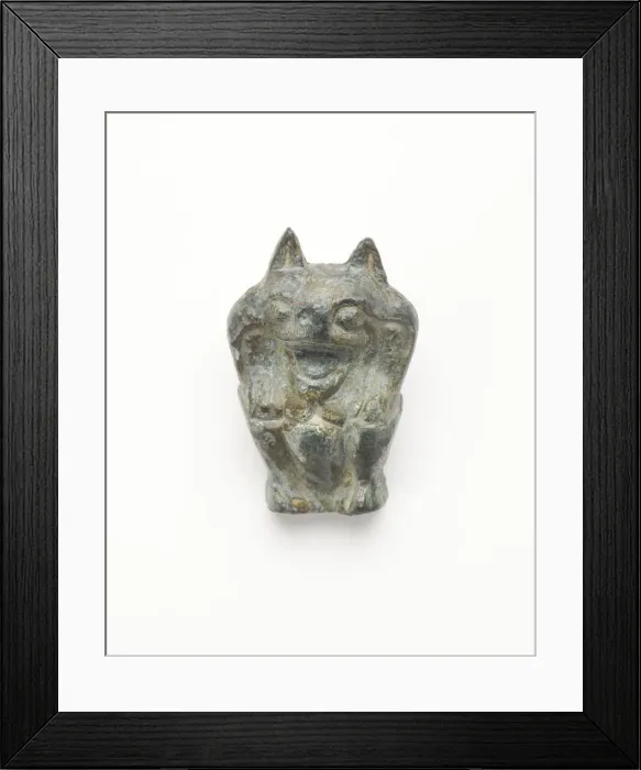 Framed Print : Support in the form of a bear, Han dynasty, 206 BCE-220 CE. Creator: Unknown Framed Print : Support in the form of a bear, Han dynasty, 206 BCE-220 CE. Creator: Unknown