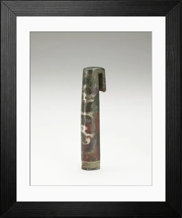 Framed Print : Possibly a handle cover, Eastern Zhou dynasty, 770-221 BCE. Creator: Unknown Framed Print : Possibly a handle cover, Eastern Zhou dynasty, 770-221 BCE. Creator: Unknown