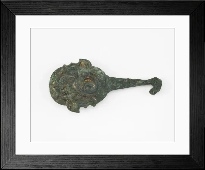 Framed Print : Garment hook (gou), Han dynasty, 206 BCE-220 CE. Creator: Unknown Framed Print : Garment hook (gou), Han dynasty, 206 BCE-220 CE. Creator: Unknown