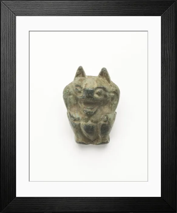 Framed Print : Support in the form of a bear, Han dynasty, 206 BCE-220 CE. Creator: Unknown Framed Print : Support in the form of a bear, Han dynasty, 206 BCE-220 CE. Creator: Unknown