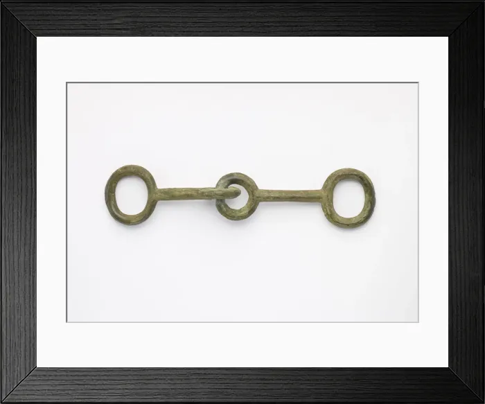 Framed Print : Harness fitting: bit, Eastern Zhou dynasty, 5th-4th century BCE. Creator: Unknown Framed Print : Harness fitting: bit, Eastern Zhou dynasty, 5th-4th century BCE. Creator: Unknown