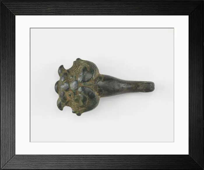 Framed Print : Garment hook (daigou), Han dynasty, 206 BCE-220 CE. Creator: Unknown Framed Print : Garment hook (daigou), Han dynasty, 206 BCE-220 CE. Creator: Unknown