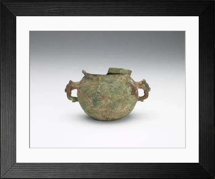 Framed Print : Ritual vessel (pou), Eastern Zhou dynasty, 8th century BCE. Creator: Unknown Framed Print : Ritual vessel (pou), Eastern Zhou dynasty, 8th century BCE. Creator: Unknown