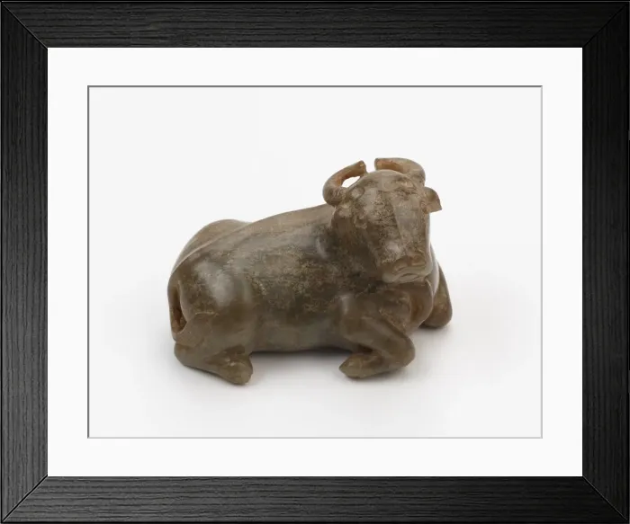 Framed Print : Reclining water buffalo, Han dynasty, 206 BCE-220 CE. Creator: Unknown Framed Print : Reclining water buffalo, Han dynasty, 206 BCE-220 CE. Creator: Unknown