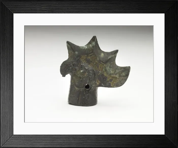 Framed Print : Spearhead in the form of a bird head, Eastern Zhou to Han dynasty Framed Print : Spearhead in the form of a bird head, Eastern Zhou to Han dynasty