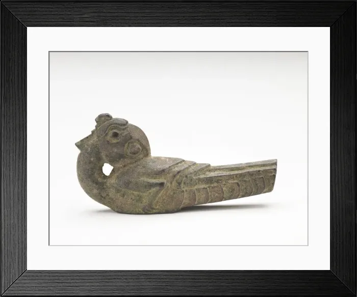 Framed Print : Finial in the form of a bird, Han dynasty, 206 BCE-220 CE. Creator: Unknown Framed Print : Finial in the form of a bird, Han dynasty, 206 BCE-220 CE. Creator: Unknown