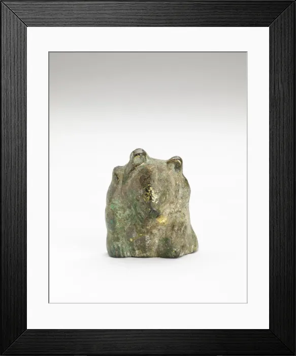 Framed Print : Support in the form of a bear, Han dynasty, 206 BCE-220 CE. Creator: Unknown