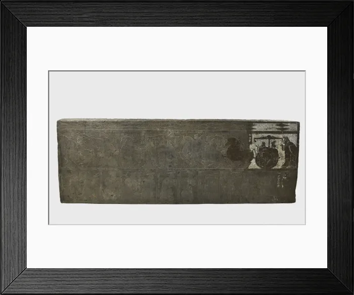Framed Print : Han slab in low relief from mortuary chamber... Han dynasty, 206 BCE-220 CE Framed Print : Han slab in low relief from mortuary chamber... Han dynasty, 206 BCE-220 CE