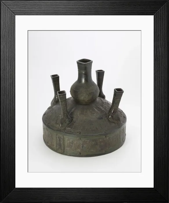 Framed Print : Stand, Han dynasty, 206 BCE-220 CE. Creator: Unknown