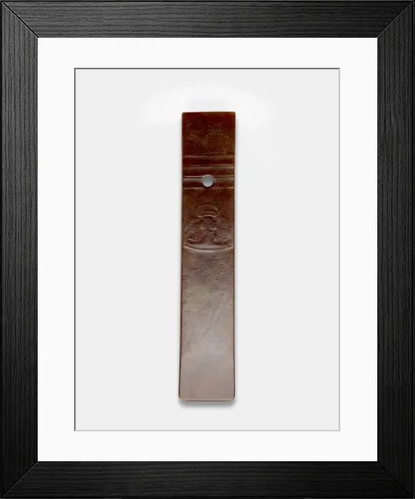 Framed Print : Straight chisel (gui?) with face and bird, Late Neolithic period, ca. 3000-ca. 1700 BCE Framed Print : Straight chisel (gui?) with face and bird, Late Neolithic period, ca. 3000-ca. 1700 BCE