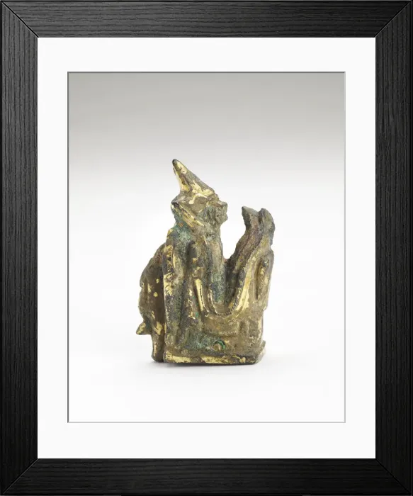 Framed Print : Finial, Han dynasty, 206 BCE-220 CE. Creator: Unknown Framed Print : Finial, Han dynasty, 206 BCE-220 CE. Creator: Unknown