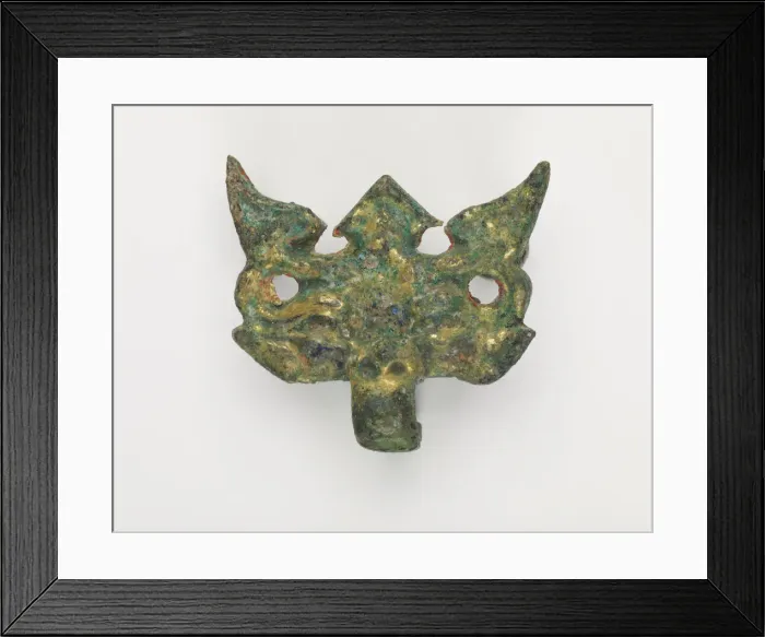 Framed Print : Mask, Han dynasty, 206 BCE-220 CE. Creator: Unknown Framed Print : Mask, Han dynasty, 206 BCE-220 CE. Creator: Unknown