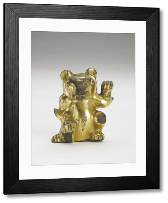 Framed Print : Support in the form of a bear, Han dynasty, 206 BCE-220 CE. Creator: Unknown Framed Print : Support in the form of a bear, Han dynasty, 206 BCE-220 CE. Creator: Unknown