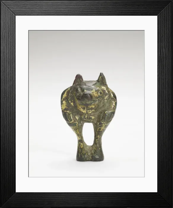 Framed Print : Support in the form of a bear, Han dynasty, 206 BCE-220 CE. Creator: Unknown Framed Print : Support in the form of a bear, Han dynasty, 206 BCE-220 CE. Creator: Unknown