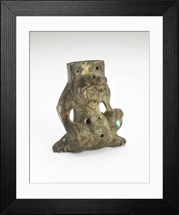 Framed Print : Support in the form of a bear, Han dynasty, 206 BCE-220 CE possibly 1st century CE Framed Print : Support in the form of a bear, Han dynasty, 206 BCE-220 CE possibly 1st century CE