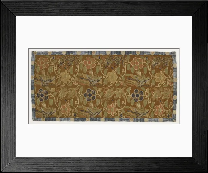 Framed Print : Panel with dragons, pearls, phoenixes, and floral patterns, Ming dynasty, 1573-1620 Framed Print : Panel with dragons, pearls, phoenixes, and floral patterns, Ming dynasty, 1573-1620