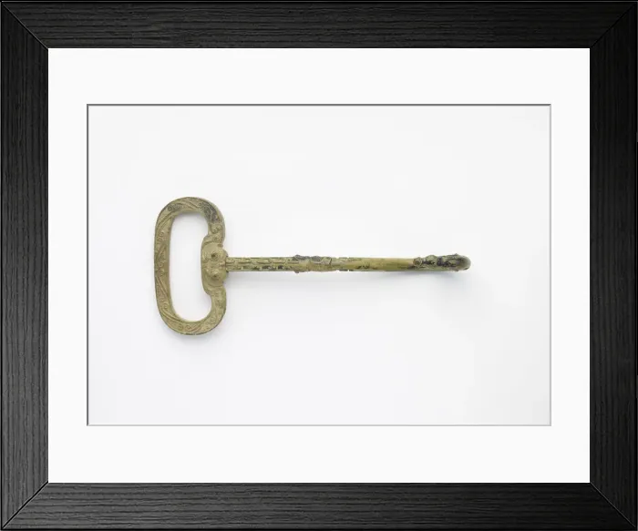 Framed Print : Hinged garment hook with dragon, Late Eastern Zhou dynasty, 5th-4th century BCE Framed Print : Hinged garment hook with dragon, Late Eastern Zhou dynasty, 5th-4th century BCE